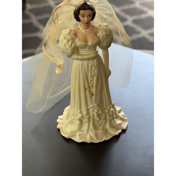 Scarlett O'hara Figurine Hallmark 2004 Wedding Dress 5" Gone With The Wind - Picture 3 of 11